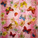 SL-009 Butterflies - 3-ply (pink) - Ihr